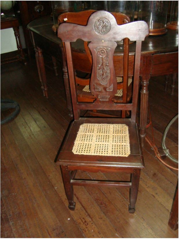 Chair AMN-V05 Carving, Solihiya, (Balayong)