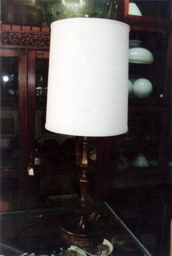 Lamp Shade w/ Brass Base/Stand Decoration/Electrified AMN Y84