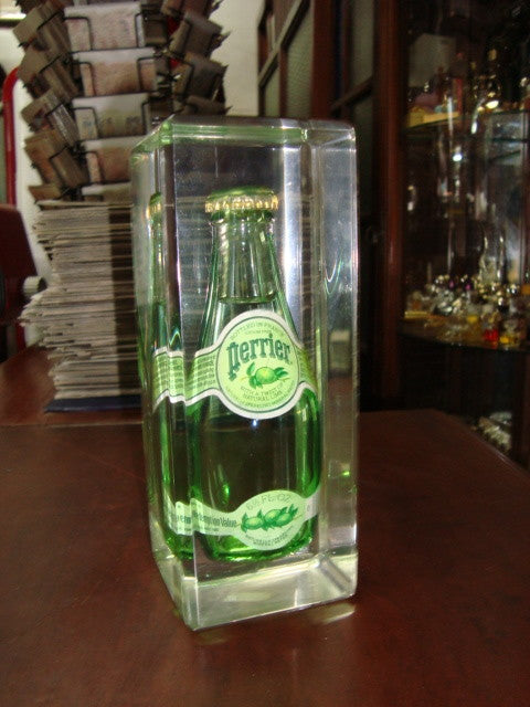 Lucite Perrier Bottle