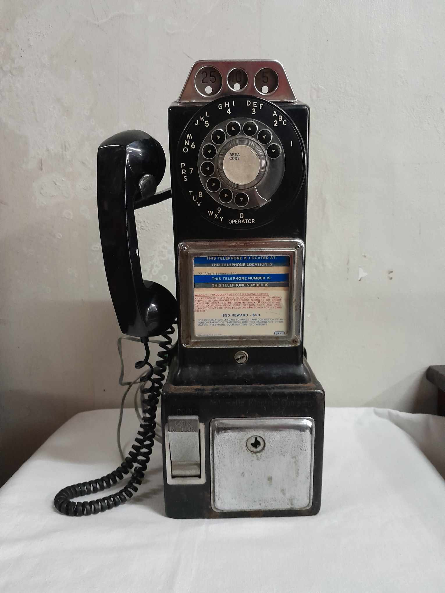 Wall Mounted Public Telephone