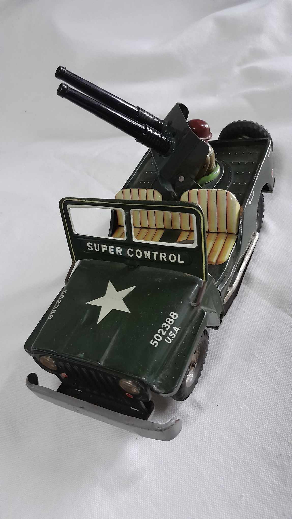 Vintage Japan Super Control Military Jeep