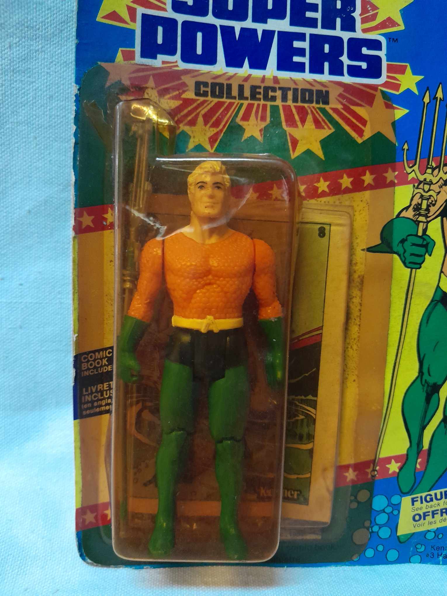 1984 Kenner Aquaman Super Power  Carded