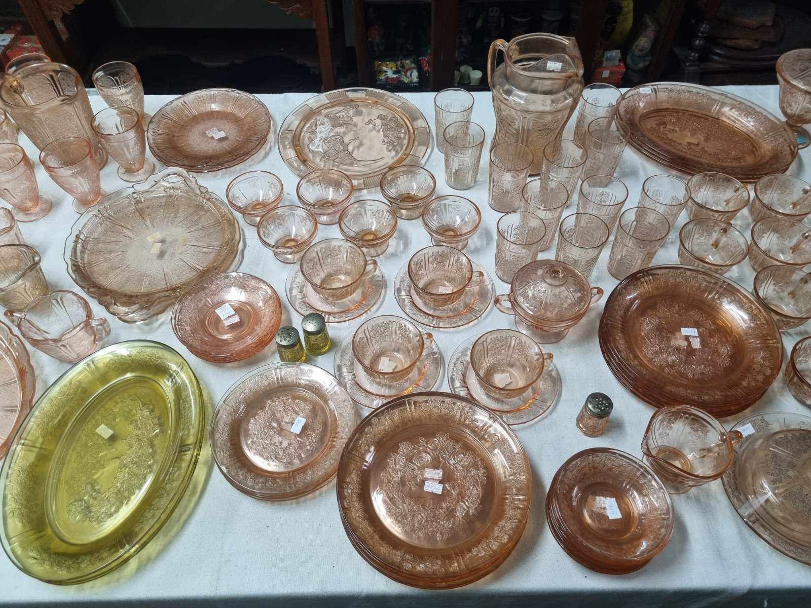 Pink Depression Glass