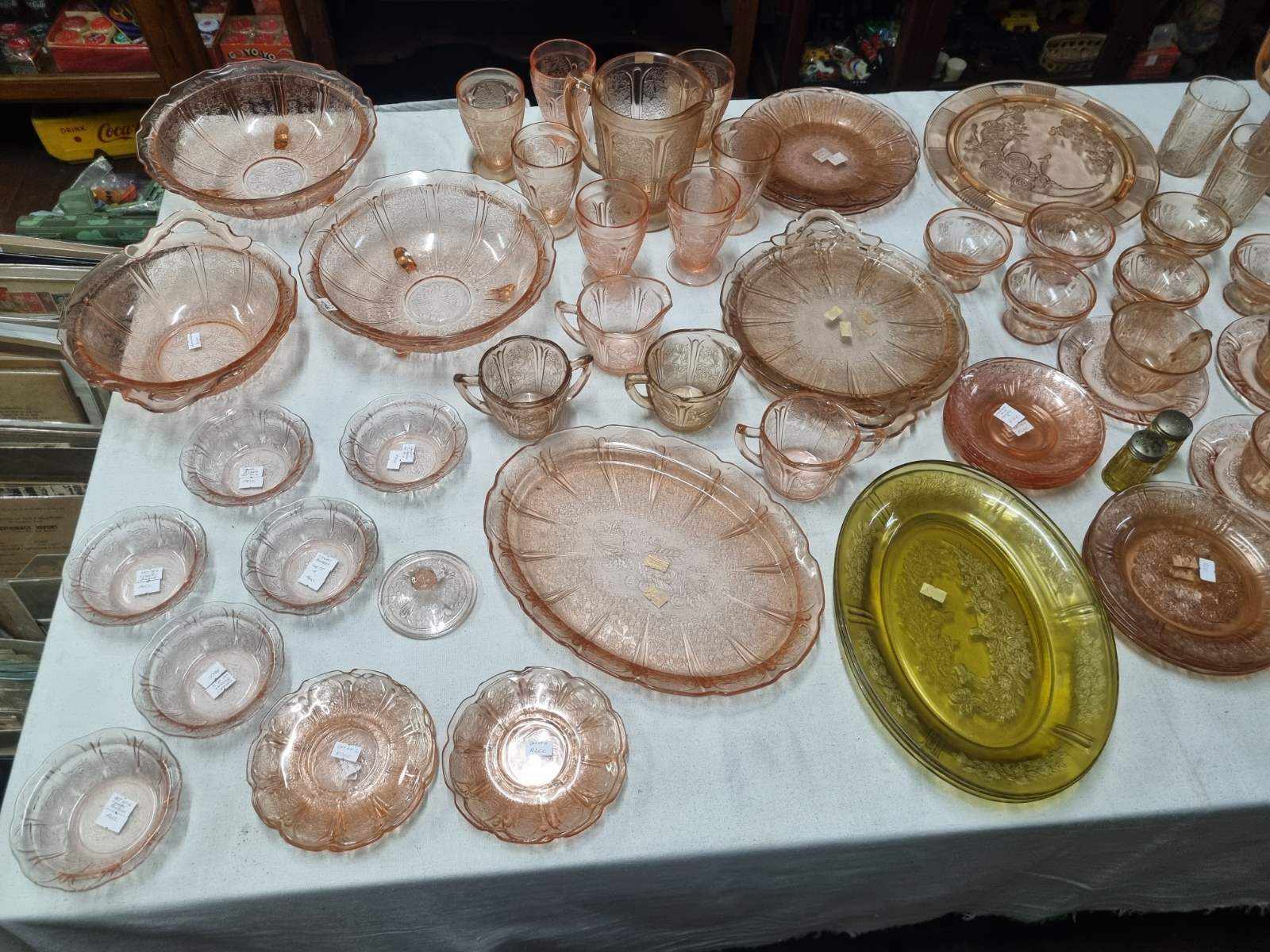 Pink Depression Glass