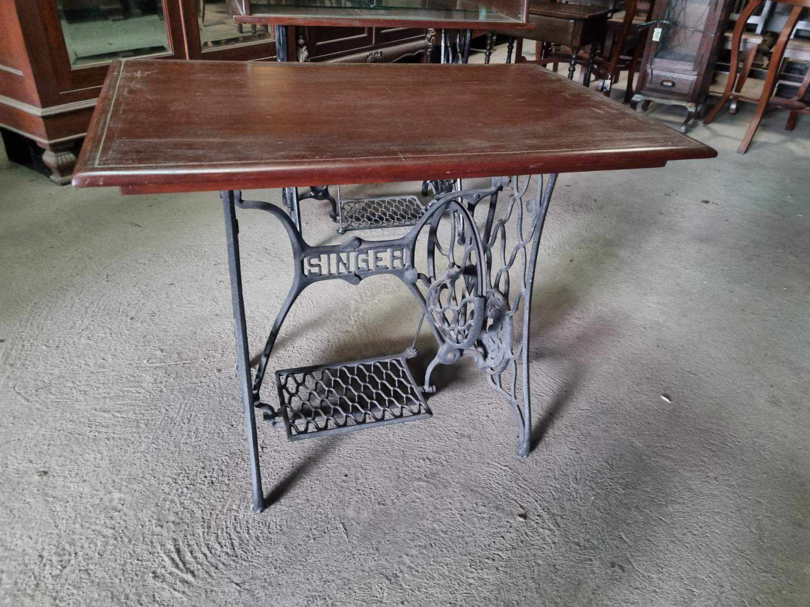 Narra Table w/ sewing machine stand AMN-780