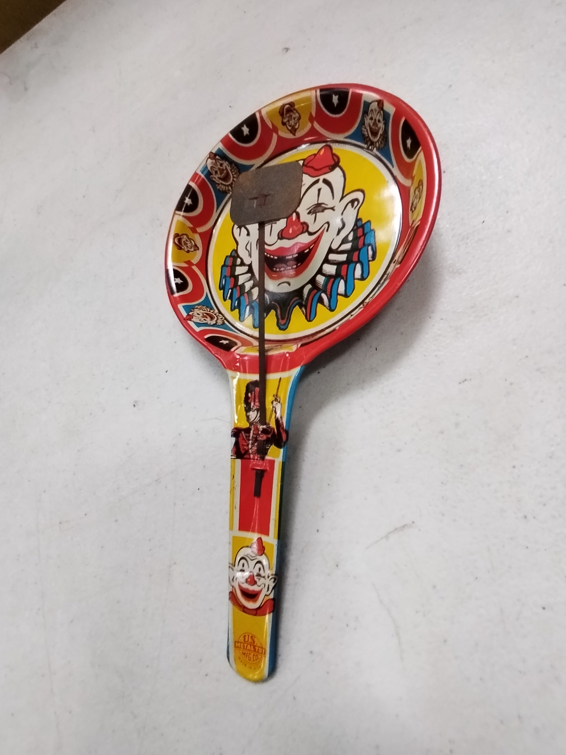 US METAL TOY CLOWN NOISE MAKER