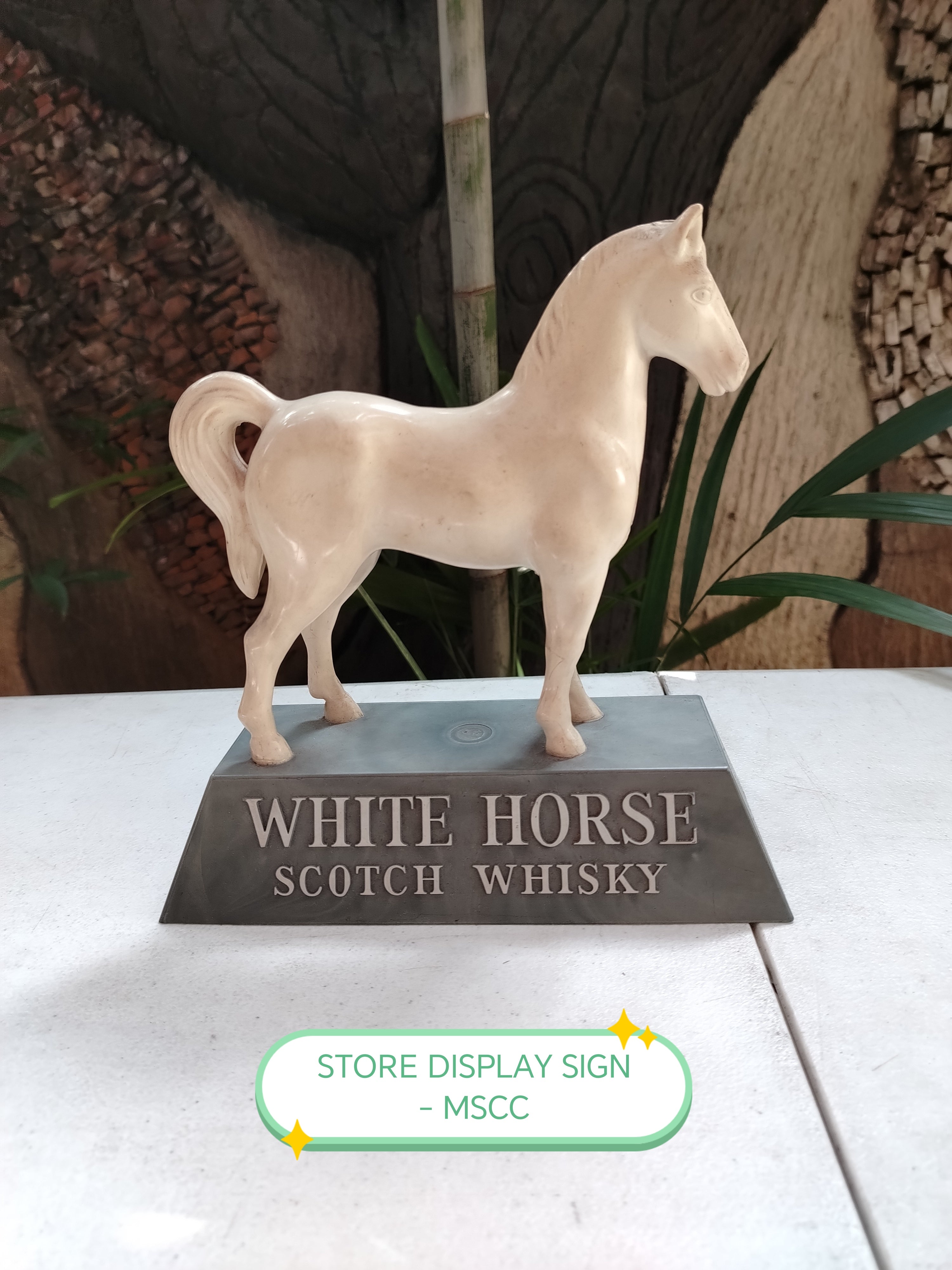 WHITE HORSE SCOTCH WHISKY STORE DISPLAY SIGN