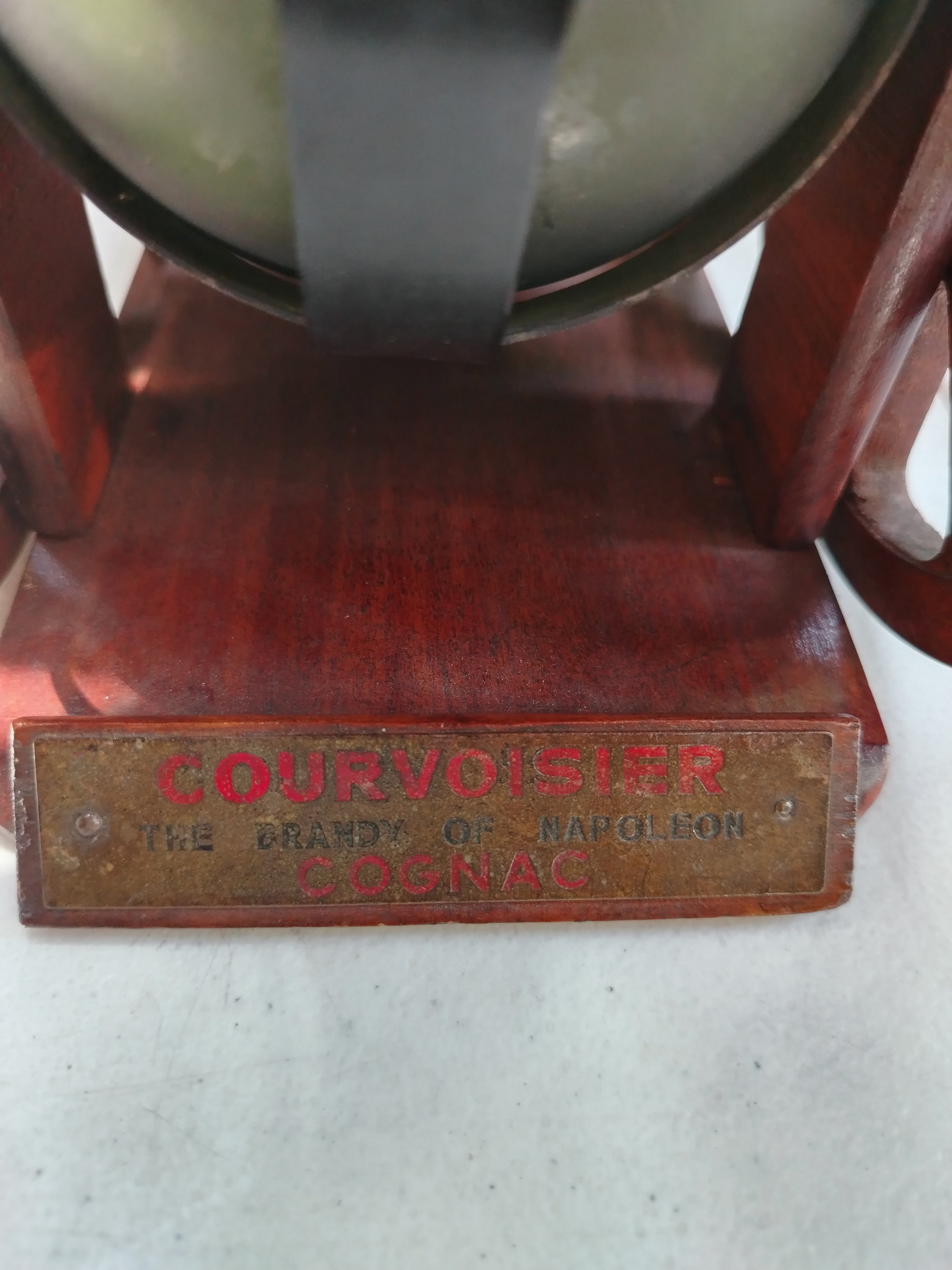 VINTAGE COURVOISIER COGNAC EMPTY BOTTLE
