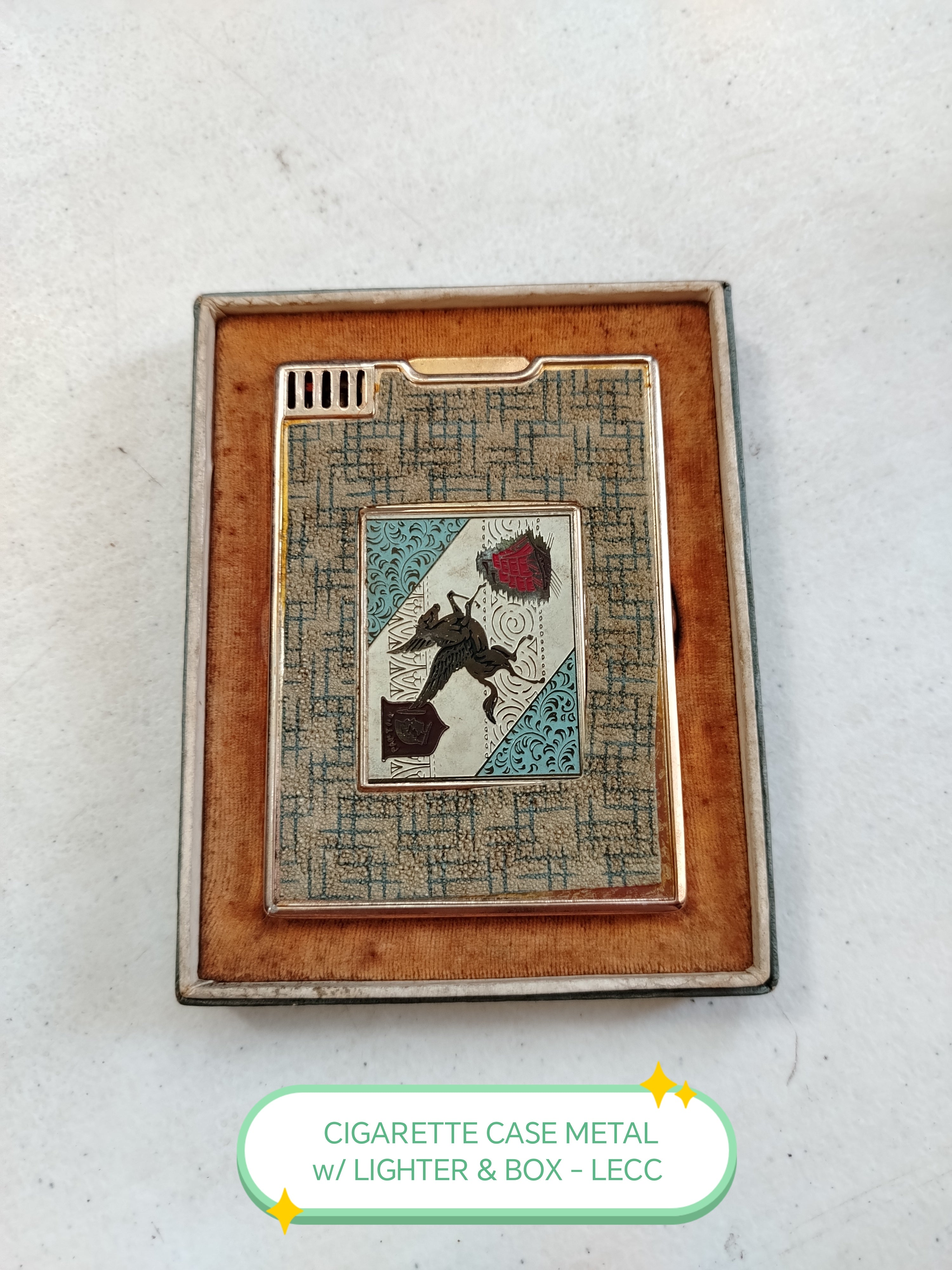 CIGARETTE CASE WITH LIGHTER