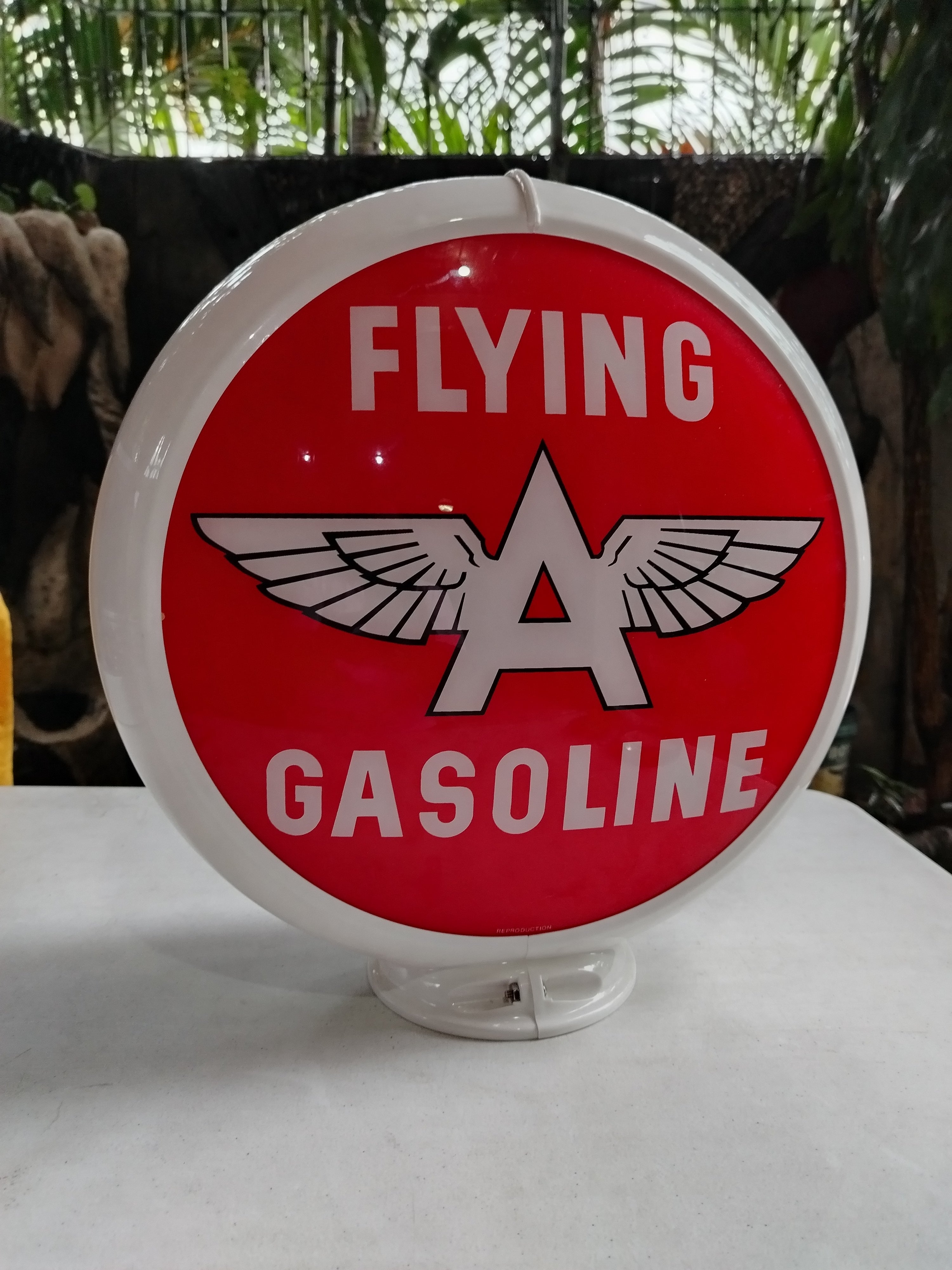 FLYING A GASOLINE GLOBE (REPRO)