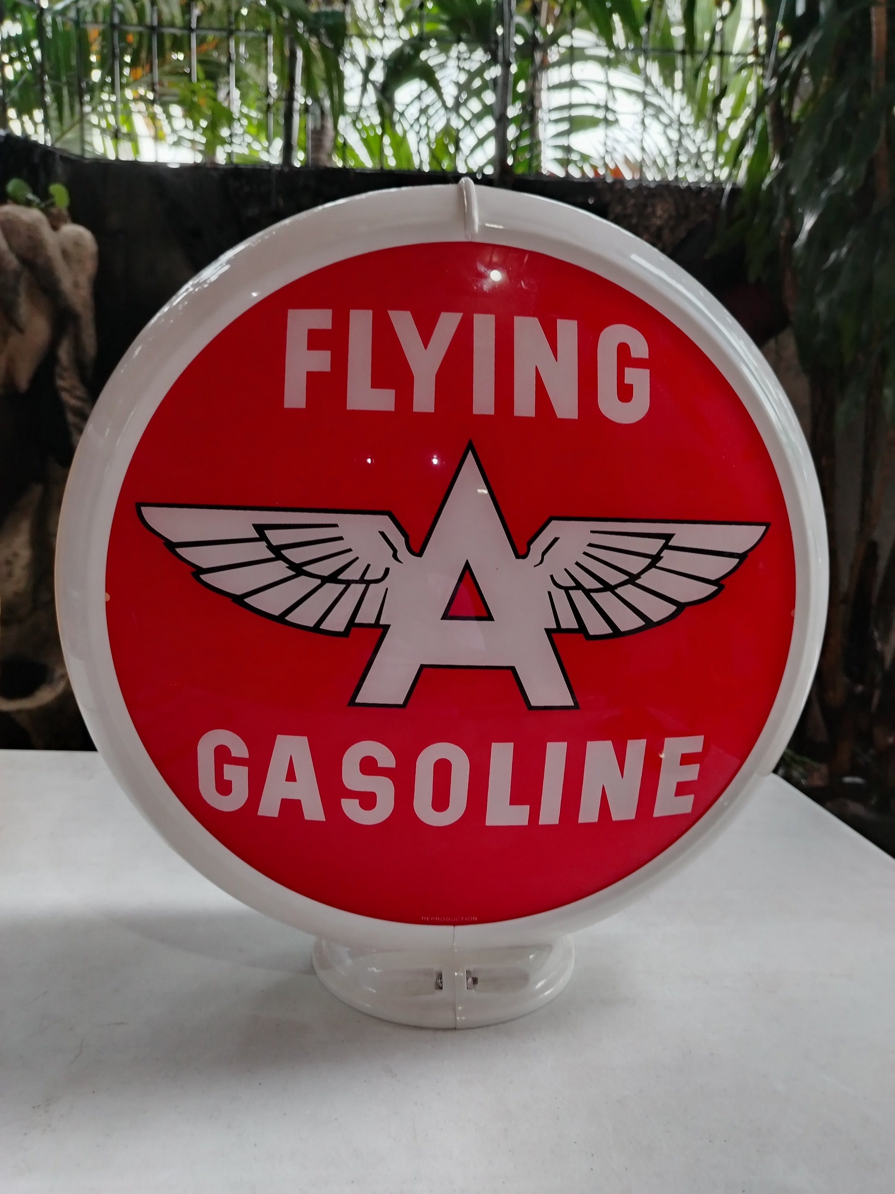 FLYING A GASOLINE GLOBE (REPRO)