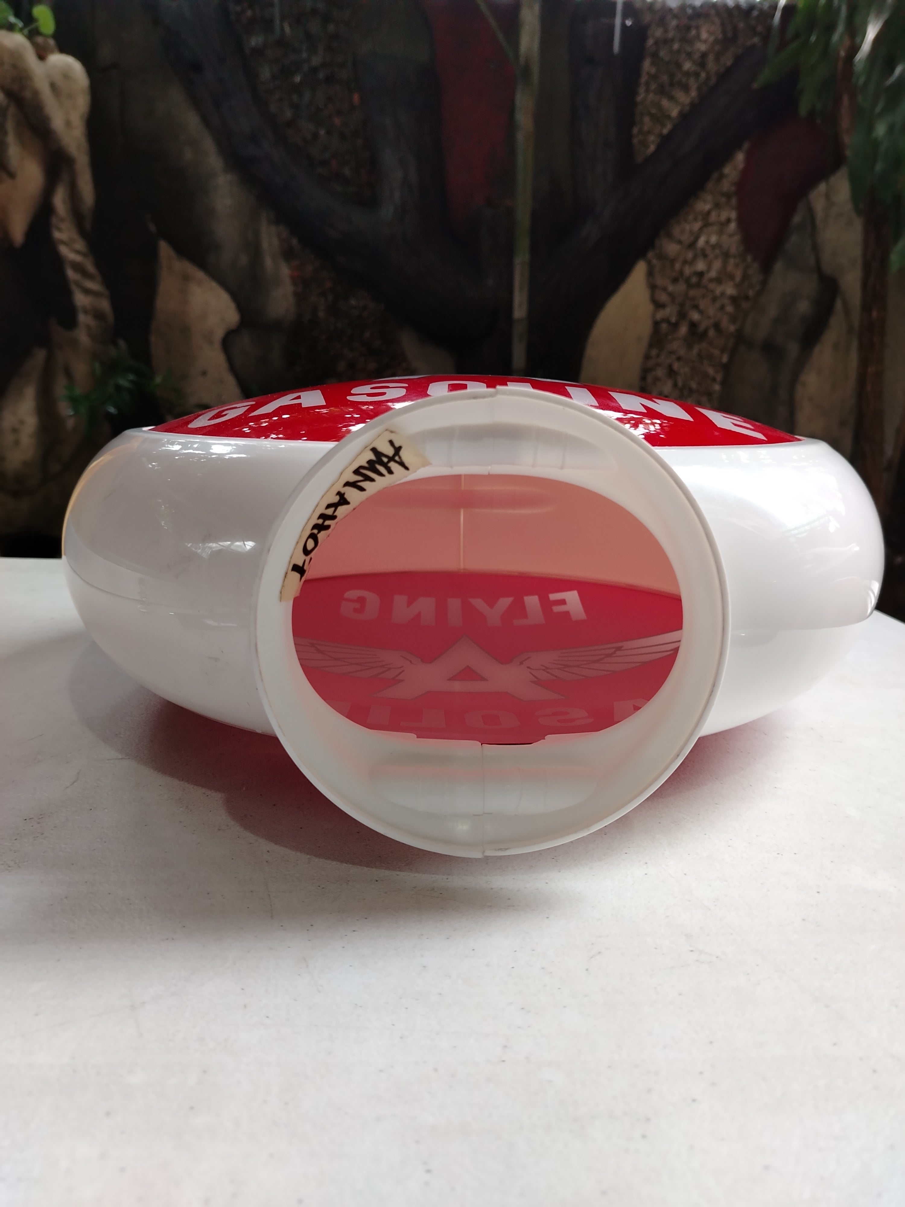 FLYING A GASOLINE GLOBE (REPRO)