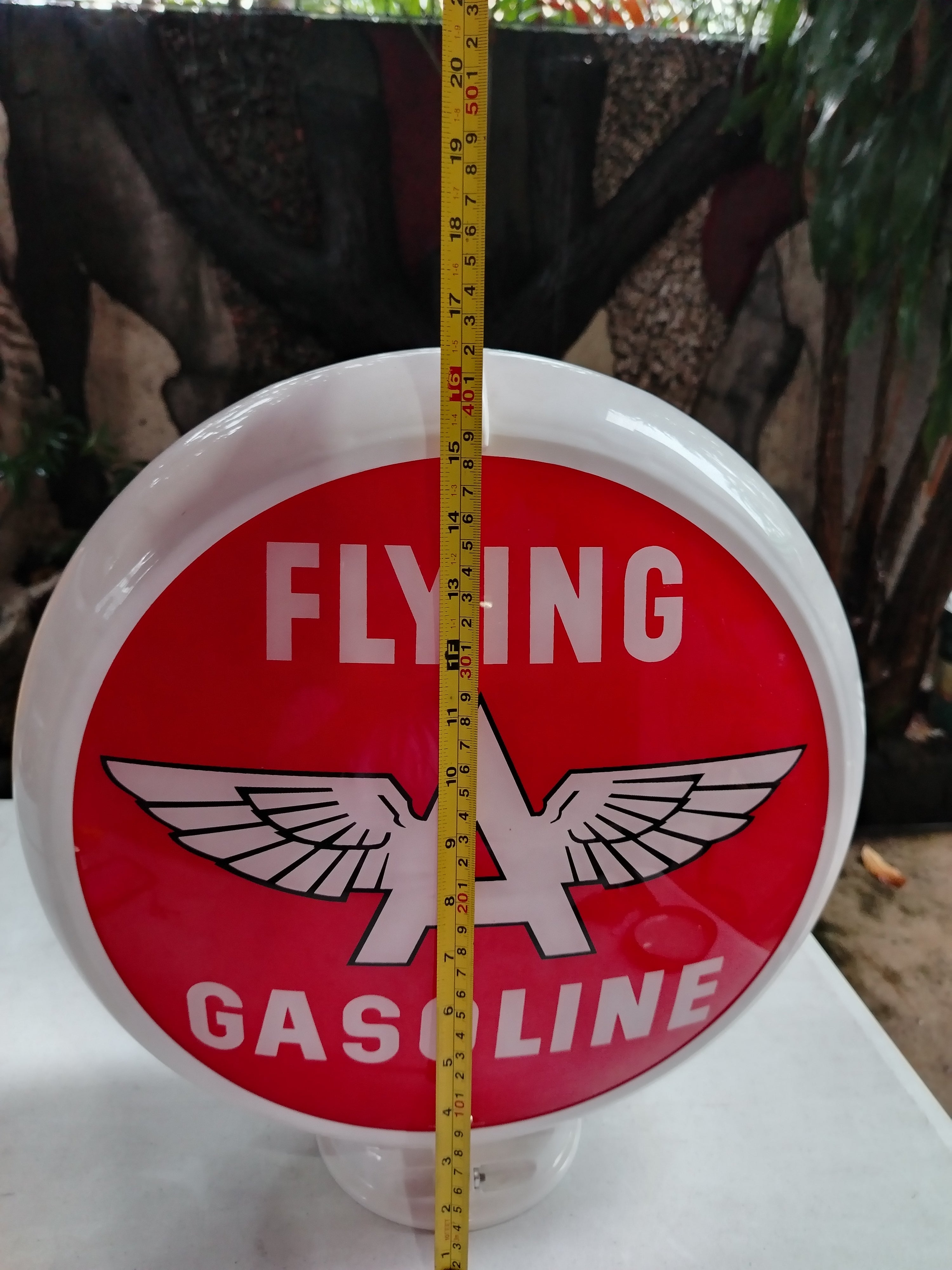 FLYING A GASOLINE GLOBE (REPRO)