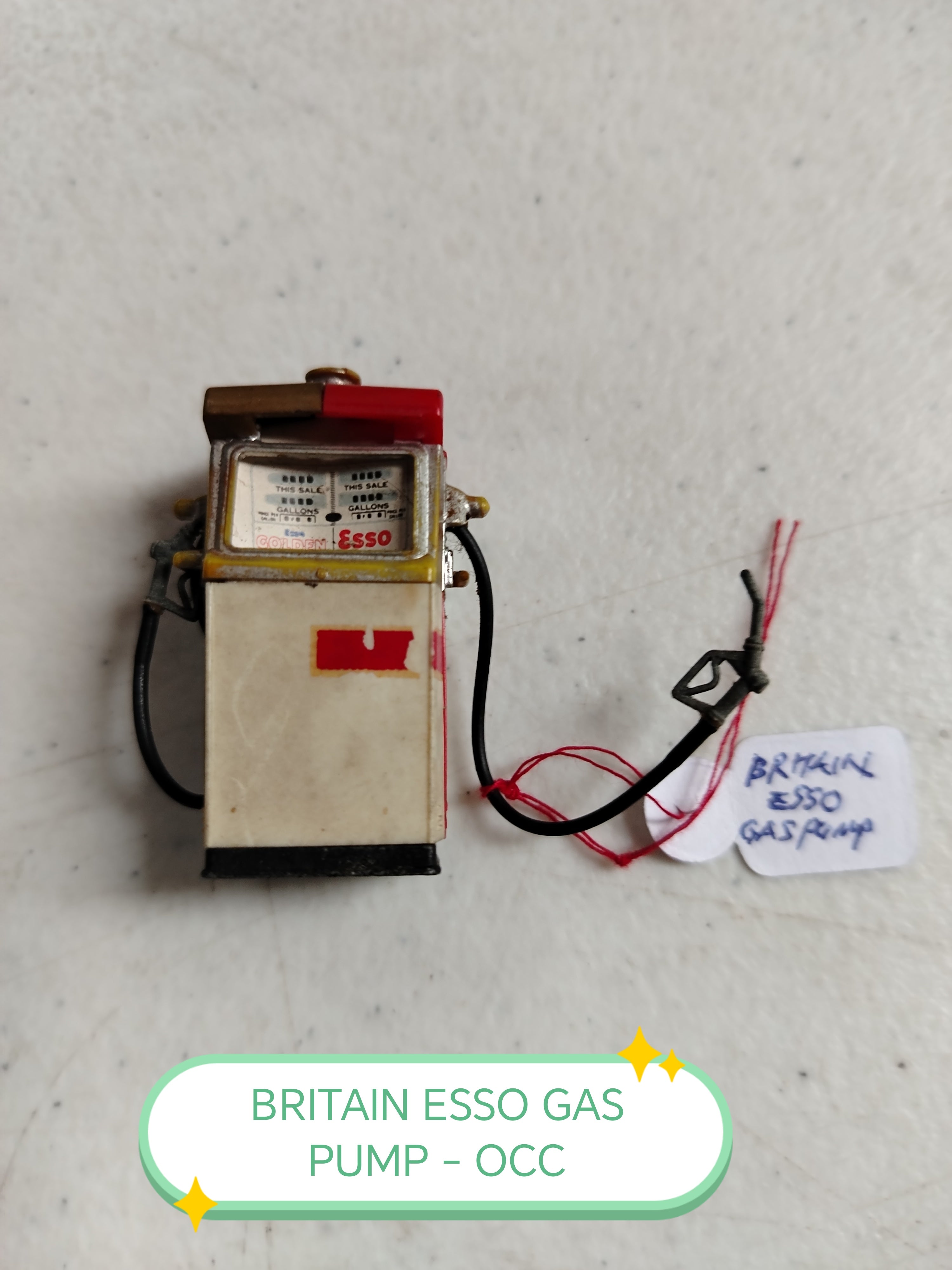 BRITAIN MINI ESSO GAS PUMP