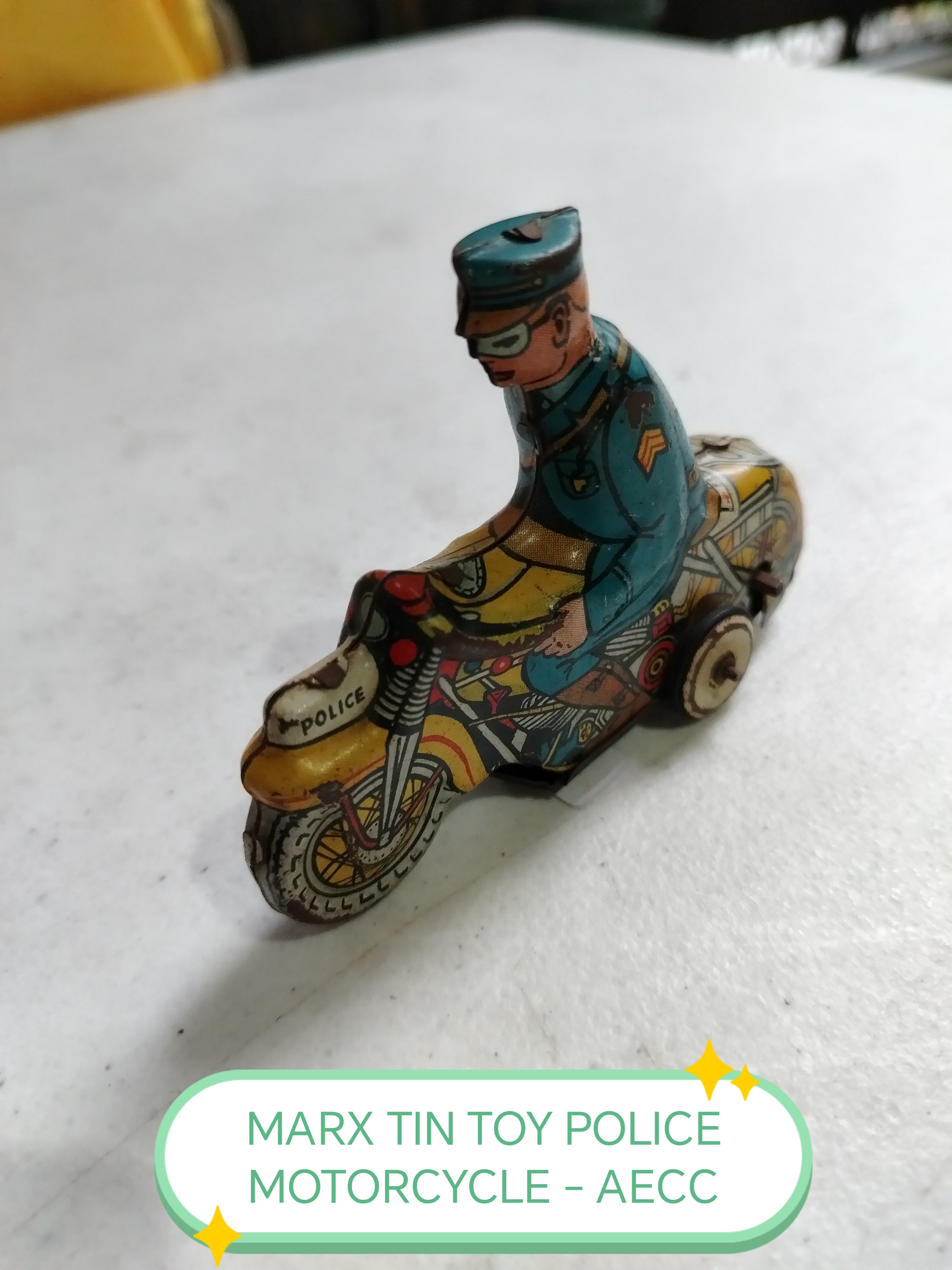 MARX POLICE  MOTORCYCLE