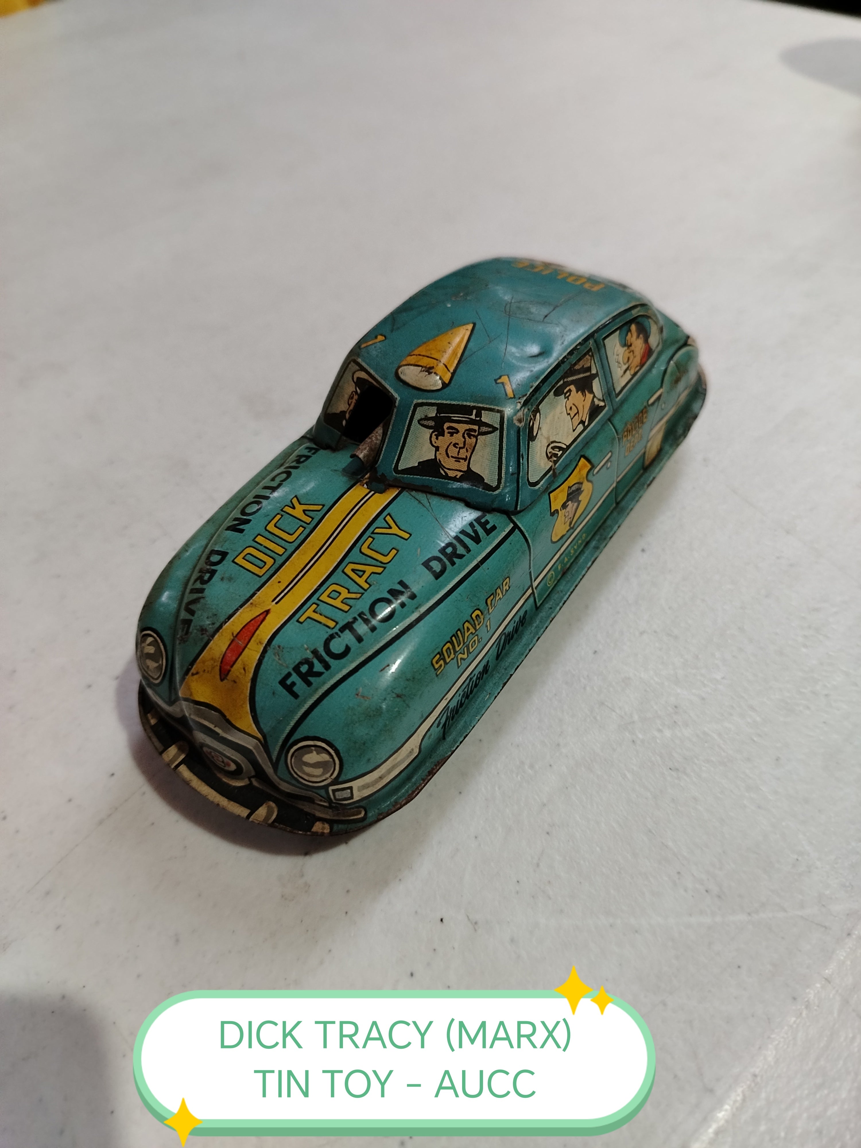 DICK TRACY CAR BY MARX