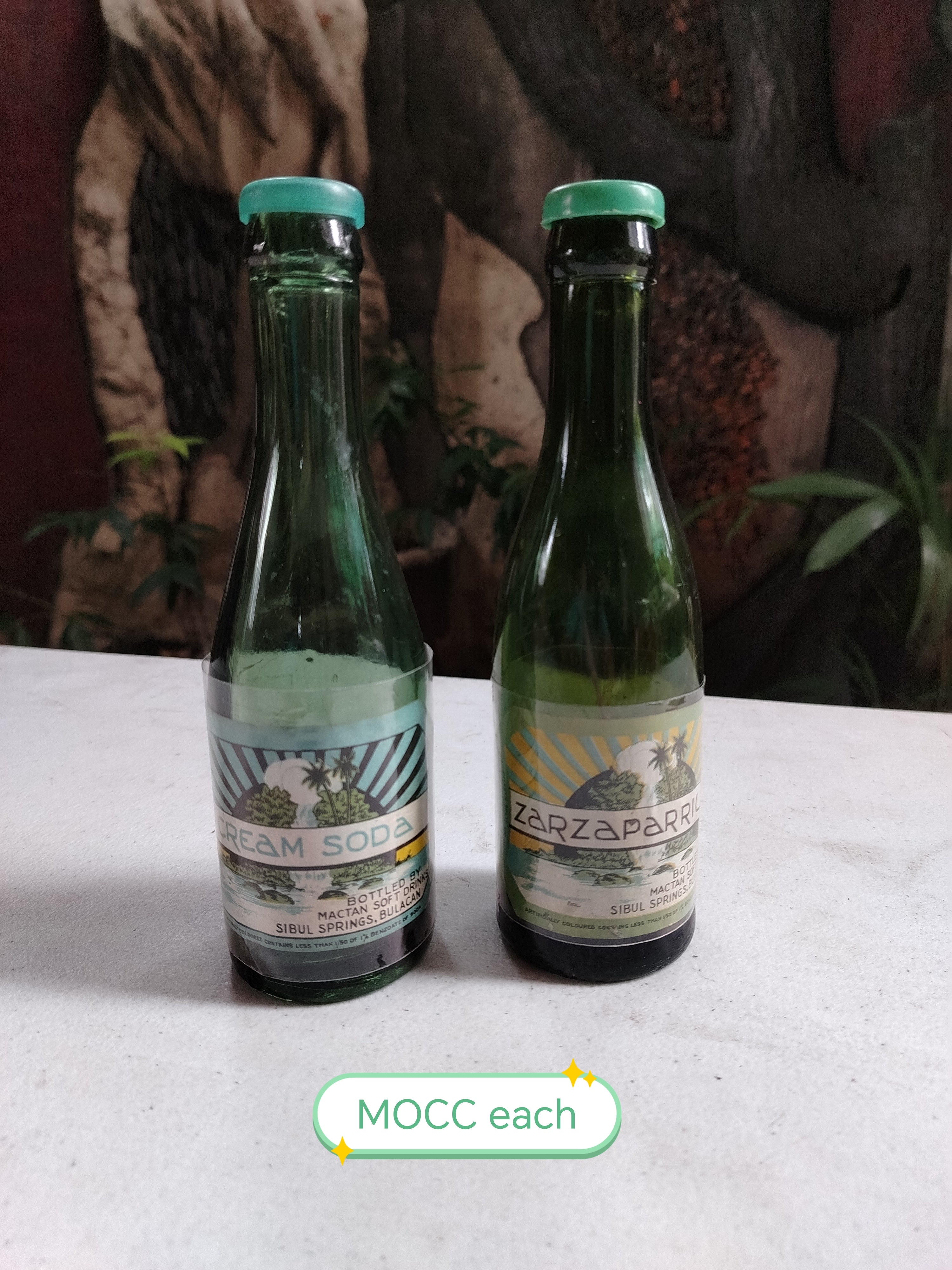 PAPER LABEL MACTAN BOTTLE