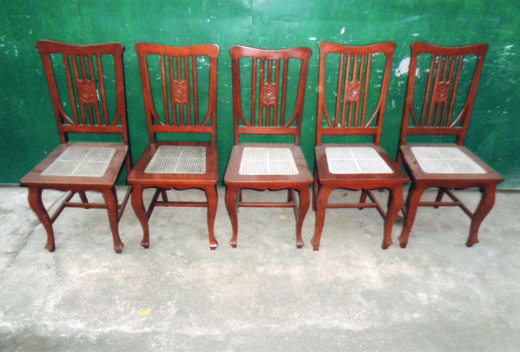 Chair AMN-AG06 (Narra) 1920′s Set Of 5