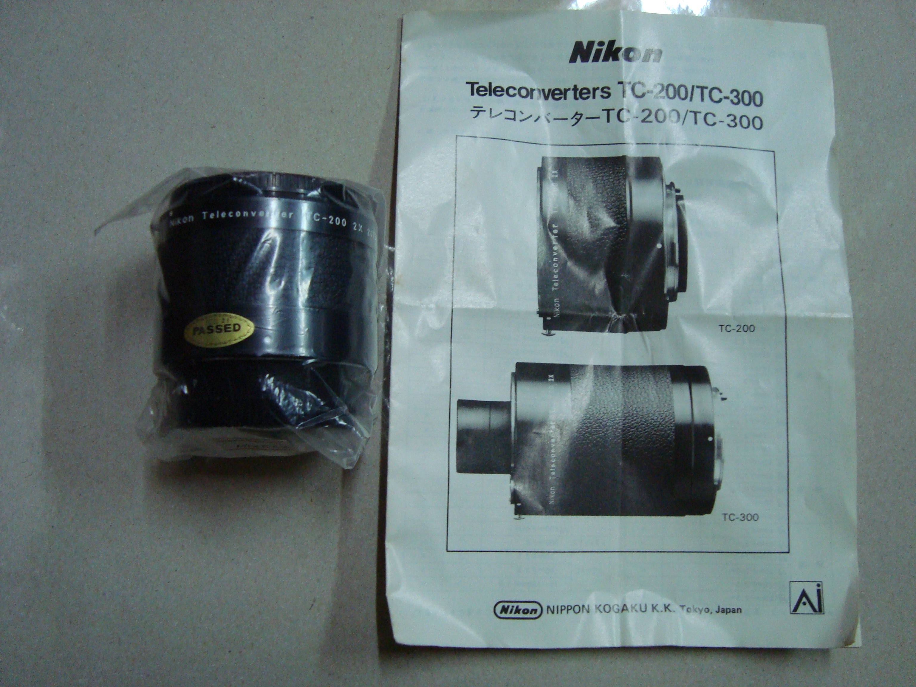Nikon teleconverter TC-200/TC-300