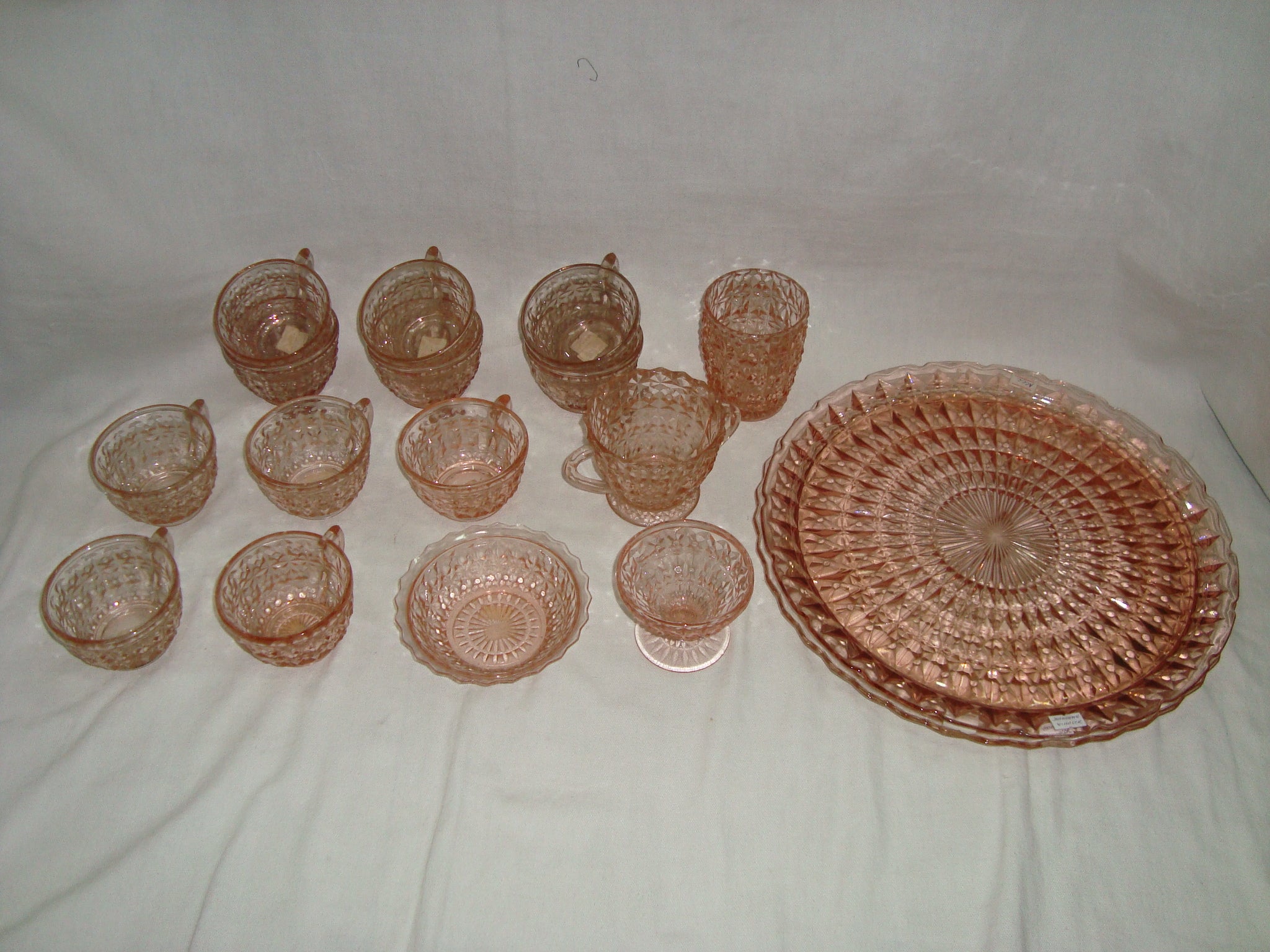 Holiday Pink Depression Glass