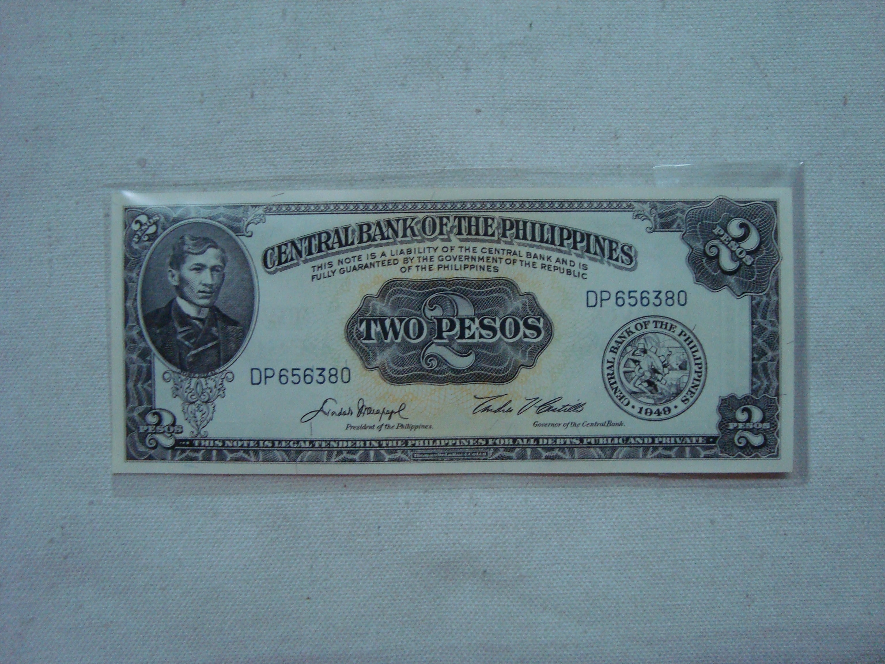 CBP 2 Pesos Paper Money