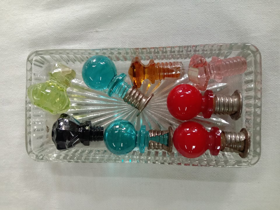 Colored Glass Handles