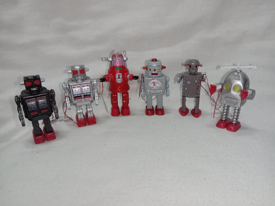 Brikeys Tin -Age Collection Miniature Die Cast Robot