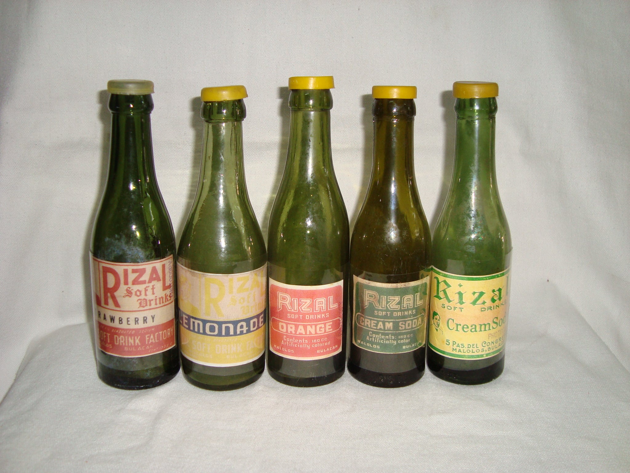Rizal Paper Label Bottles (Photocopy)