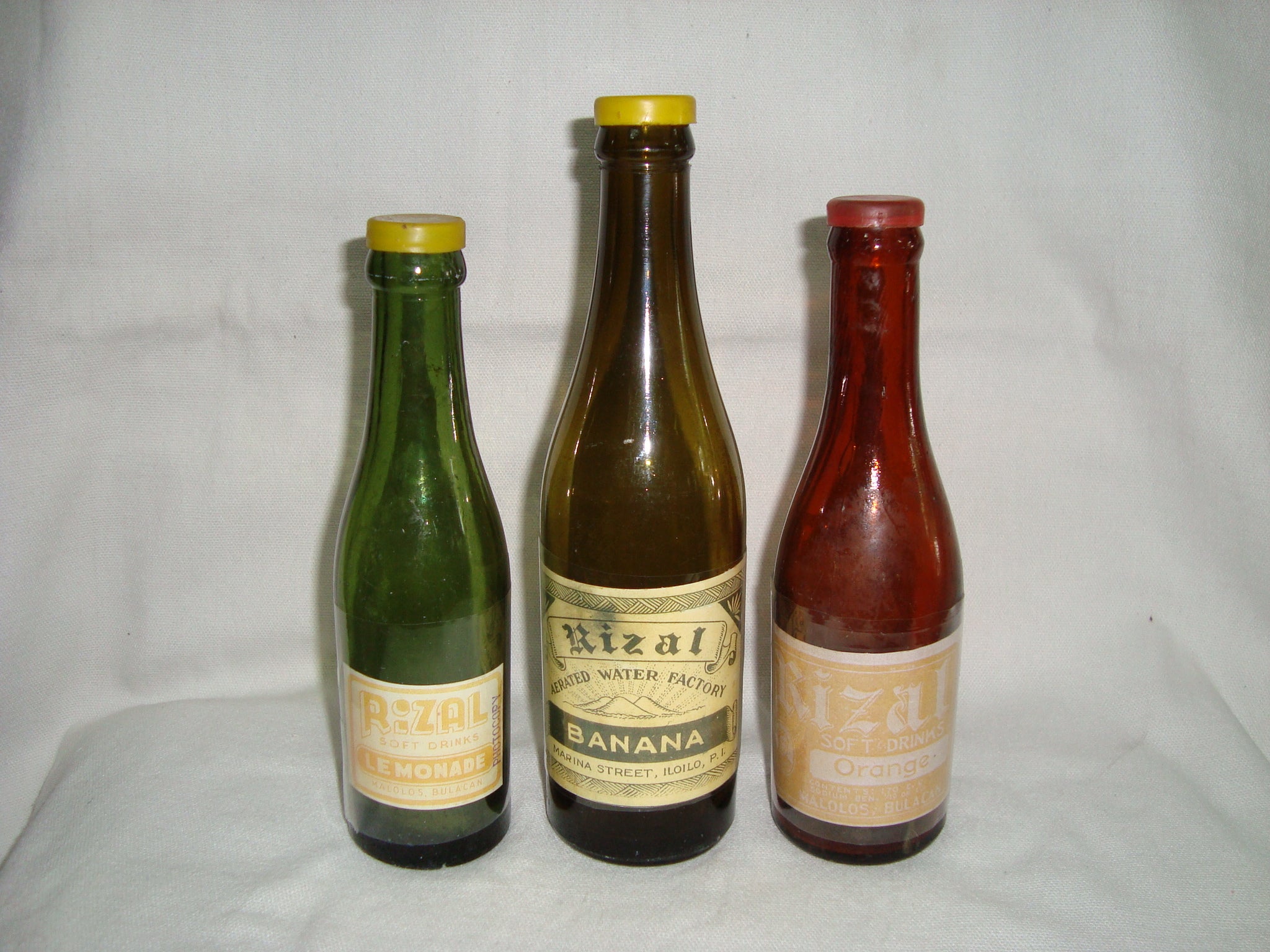 Rizal Paper Label Bottles (Photocopy)