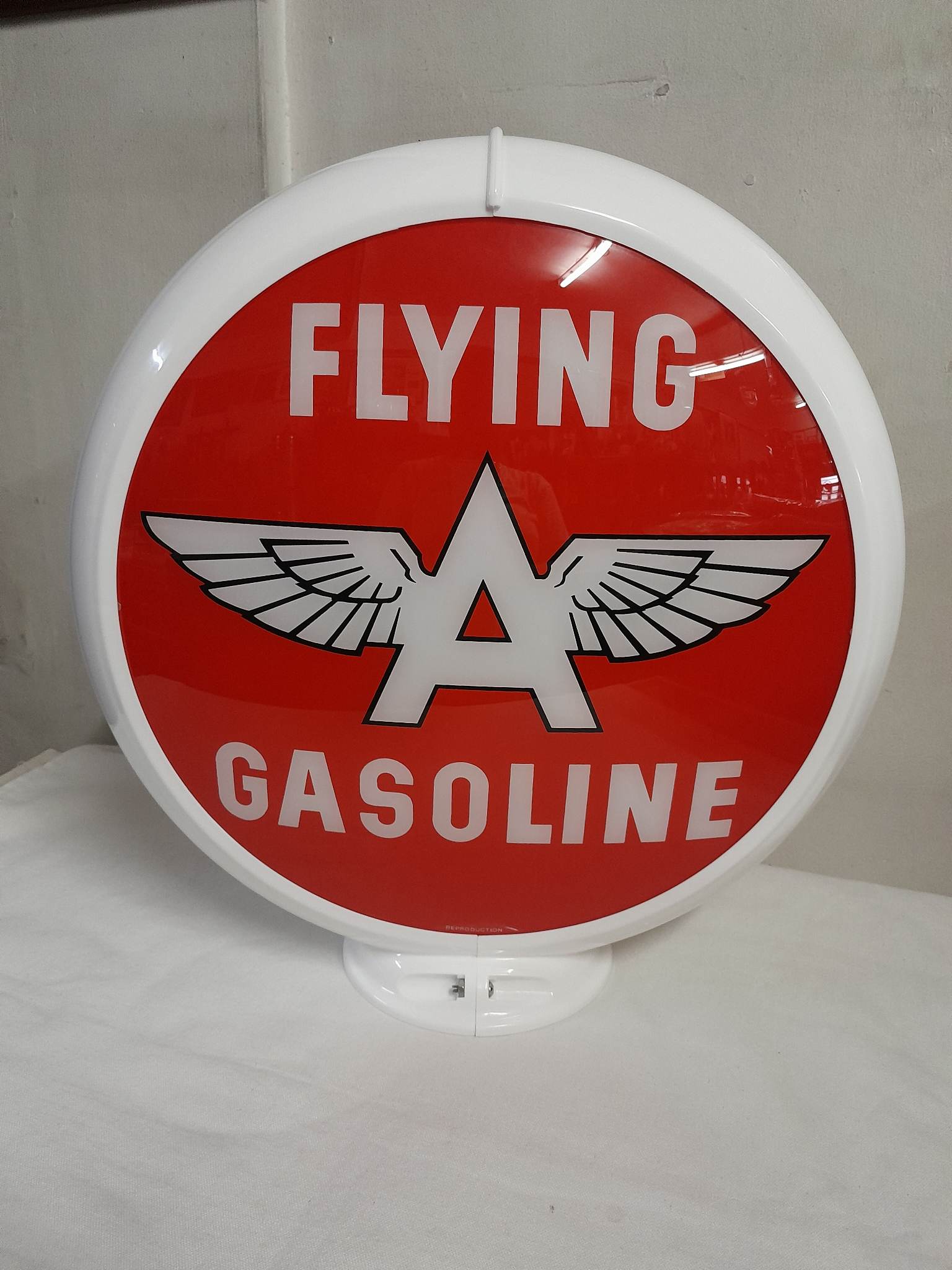 Flying A Gasoline Pump Globe