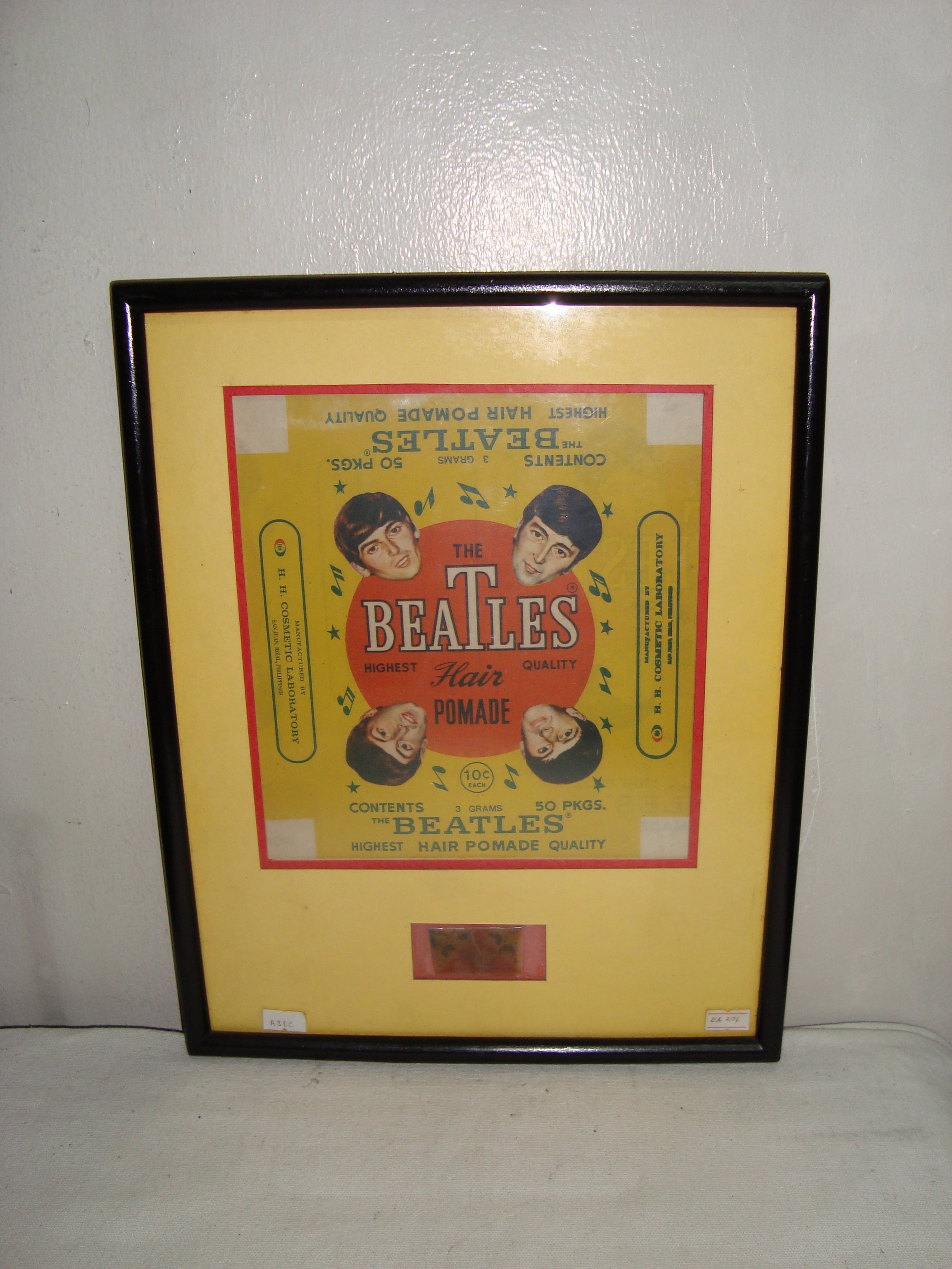 Beatles Hair Pomade Poster