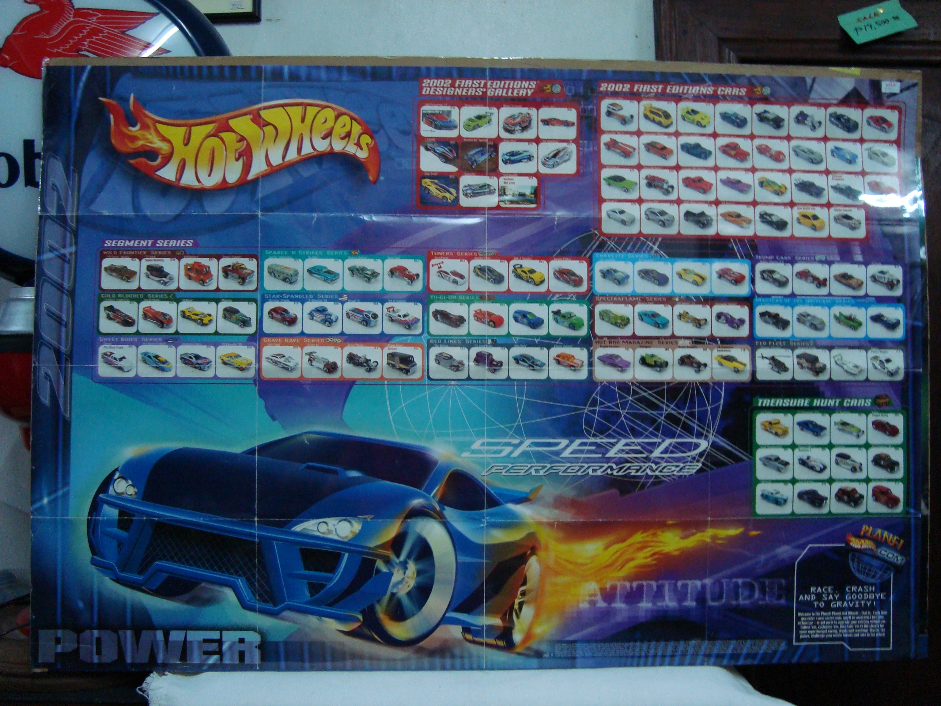 Hot Wheels 2002 First Edition Collection Poster