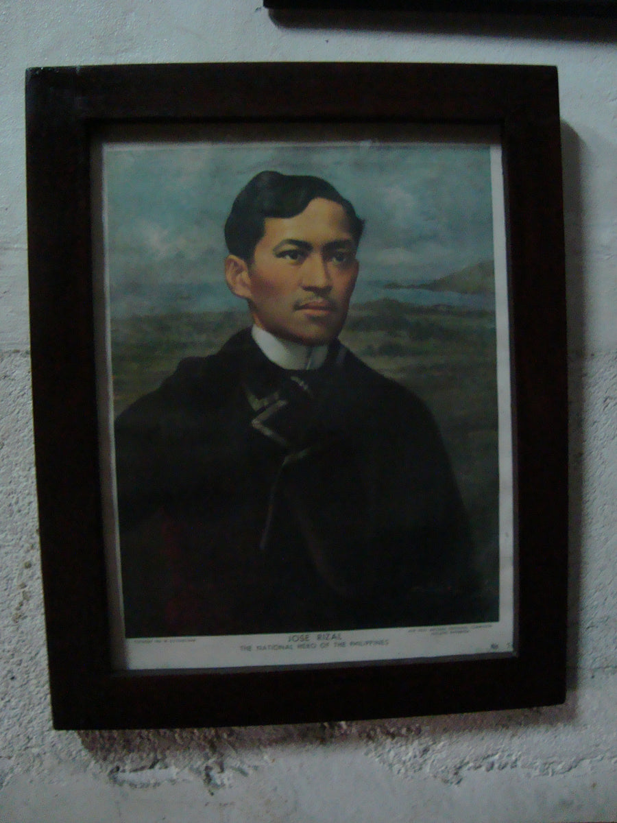 Jose Rizal Frame Jose Rizal Print w/Frame – Siglo Antiques