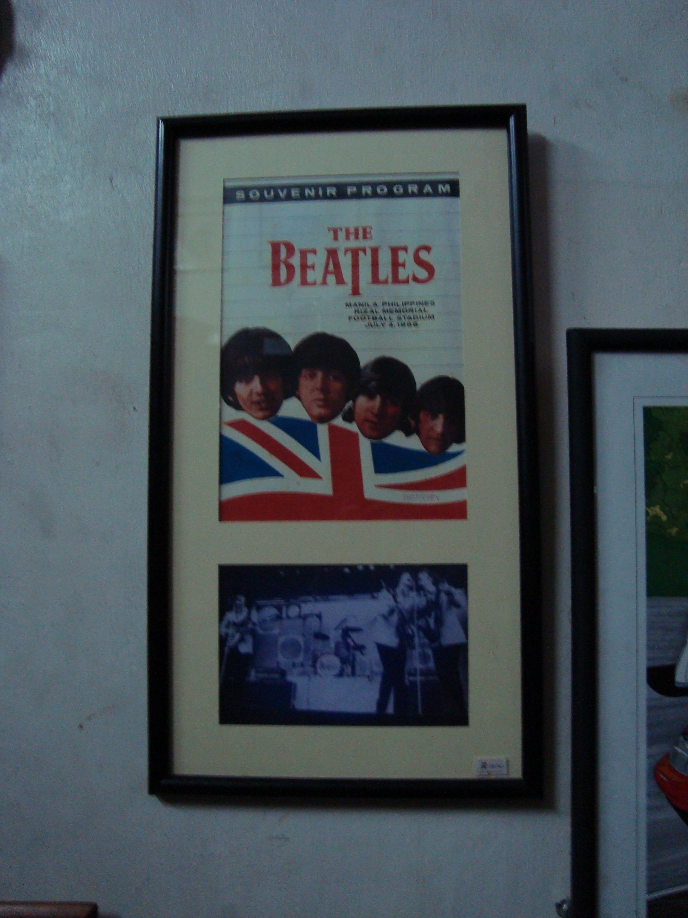 The Beatles Souvenir Program (Reprint) w/ B/W Photo