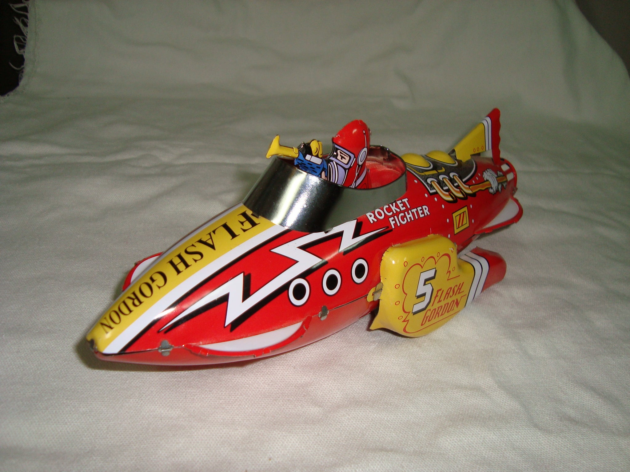 Tin Rocket Fighter 5 Flash Gordon 2004